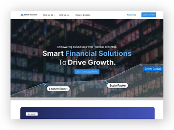 Finance - Website UI Design